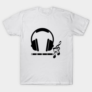 Listening to music T-Shirt